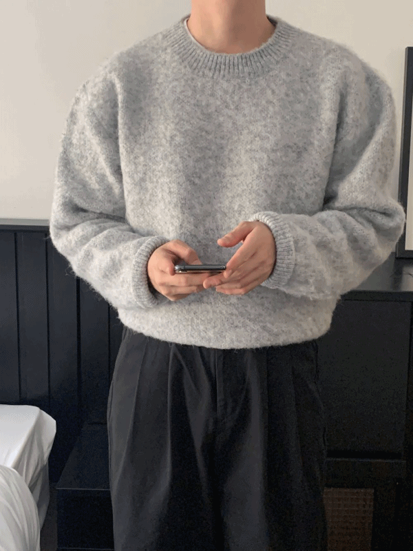 Rone mohair Knit (그레이)