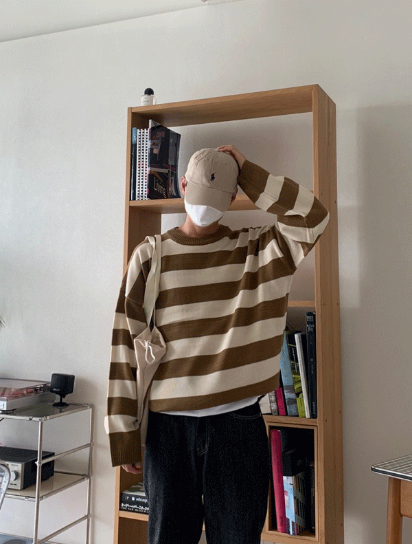 BB Stripe Knit (Brown)