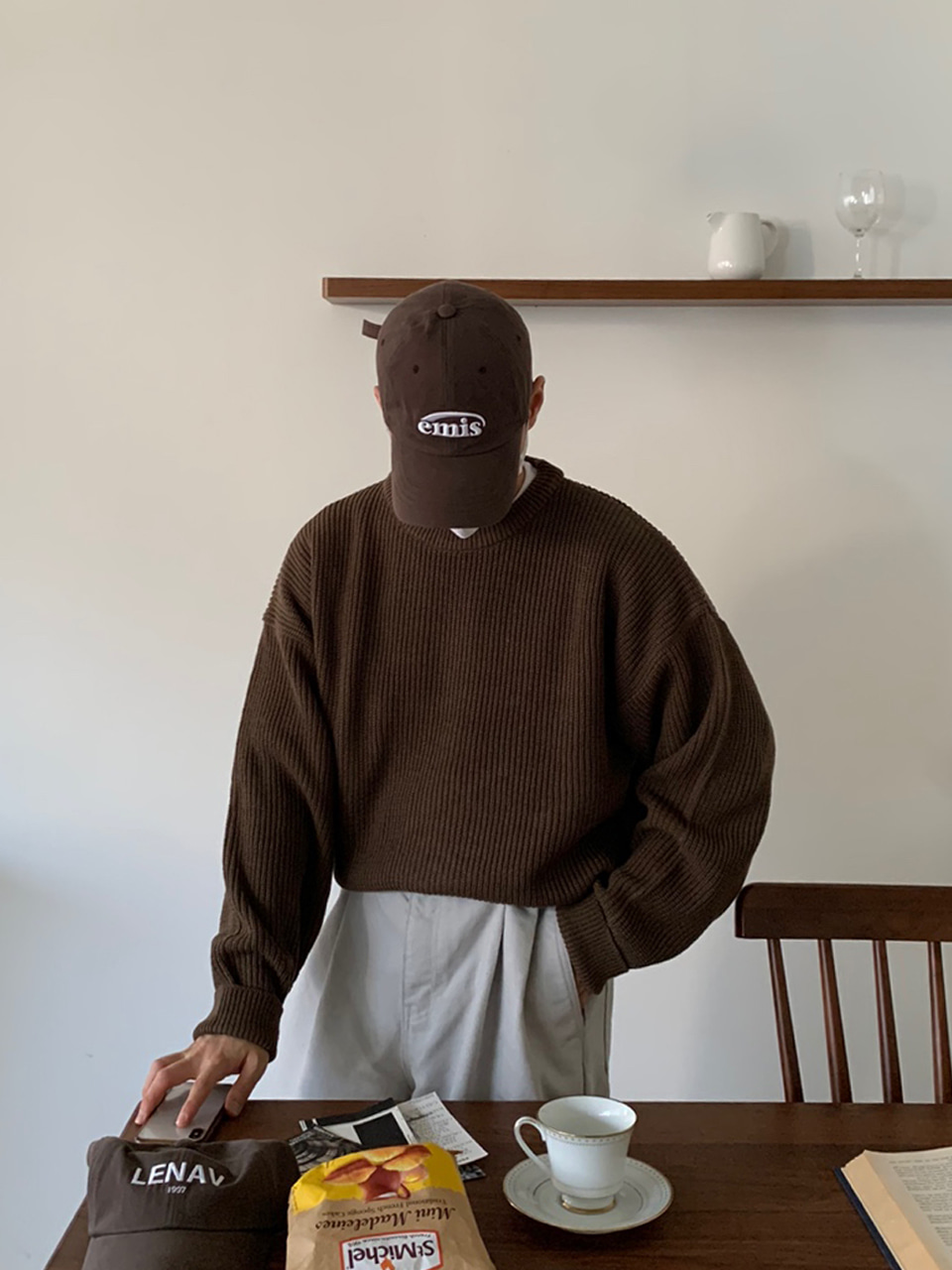 AILE Brown Knit (브라운)